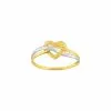Robbez Masson Bague En Or Jaune Et Or Blanc