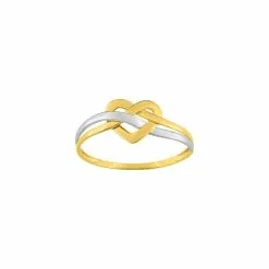 Robbez Masson Bague En Or Jaune Et Or Blanc