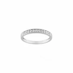 Robbez Masson Bague En Or Blanc Et Diamants