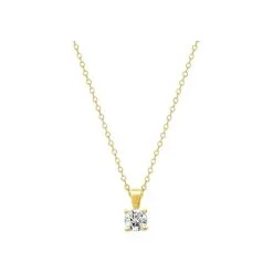 Robbez Masson Collier En Plaqué Or Et Oxyde De Zirconium