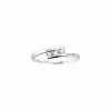 Robbez Masson Bague En Or Blanc Et Diamants 0.018ct