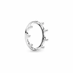 Bague Pandora Signature Couronne Polie En Argent, Taille 50