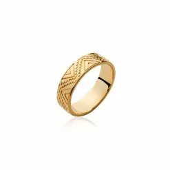 La Coque De Nacre Bague En Plaqué Or