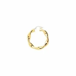 Robbez Masson Boucles D'oreilles Créoles En Or Jaune