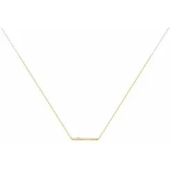 Collier La Garçonne En Plaqué Or Et Diamant