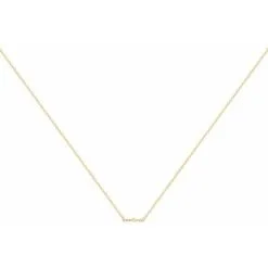 Collier La Garçonne En Plaqué Or Et Diamant