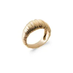 La Coque De Nacre Bague En Plaqué Or