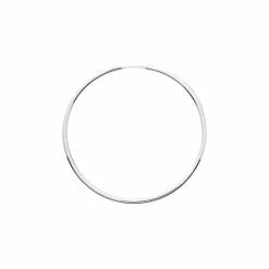 Robbez Masson Boucles D'oreilles Créoles En Or Blanc