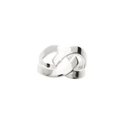 Robbez Masson Bague En Argent Rhodié