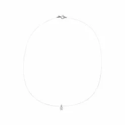 Robbez Masson Collier En Argent Rhodié Et Oxyde De Zirconium