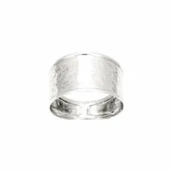 Robbez Masson Bague En Argent Rhodié