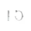 Boucles D'oreilles Calvin Klein Timeless En Acier Et Cristaux
