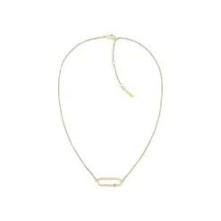 Collier Calvin Klein Contemporary En Métal Doré Et Cristaux