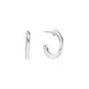 Boucles D'oreilles Calvin Klein Sculptural Twisted Ring En Acier