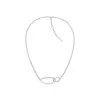 Collier Calvin Klein Sculptural Playful Organic Shapes En Acier