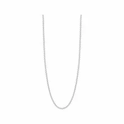 Chaine Ti Sento En Argent, 70cm