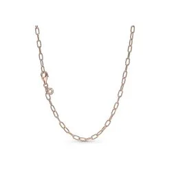 Collier Pandora En Métal Doré Rose, 50cm