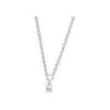 Robbez Masson Collier En Or Blanc Et Diamant 0.04ct