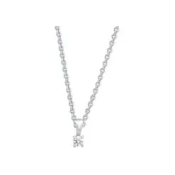 Robbez Masson Collier En Or Blanc Et Diamant 0.04ct