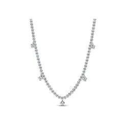 Collier Pendant Pandora Timeless Scintillant En Argent, 43cm