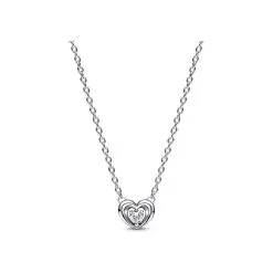 Collier Pandora En Argent Et Oxydes De Zirconium Taille 45