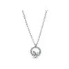 Collier Pandora Cercle & Herbier Scintillant En Argent