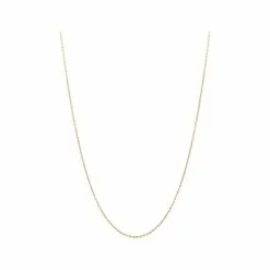 Collier Ti Sento En Argent Doré, 60cm