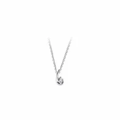 Robbez Masson Collier En Or Blanc Et Diamants De 0.006ct