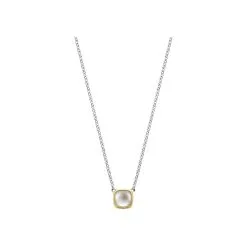 Collier Ti Sento En Argent Doré Et Nacre
