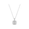 Robbez Masson Collier En Or Blanc Et Diamant 0.35ct