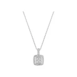 Robbez Masson Collier En Or Blanc Et Diamant 0.35ct