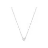 Robbez Masson Collier En Or Blanc Et Diamant 0.10ct