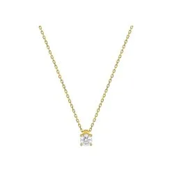 Robbez Masson Collier En Or Jaune Et Diamant 0.20ct