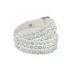 Bracelet Swarovski Power Collection En Tissu Alcantara Et Cristaux Swarovski