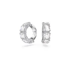 Boucles D'oreilles Swarovski Millenia En Métal Rhodié Et Cristaux Swarovski