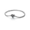 Bracelet Pandora Moments Maille Serpent Fermoir Cœur Infini Scintillant En Argent