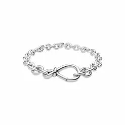 Bracelet Pandora Passions Chaîne Nœud Infini Imposant En Argent, 18 Cm