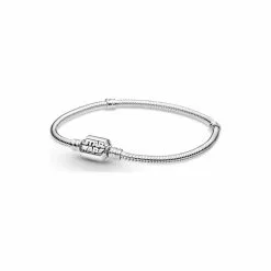 Bracelet Star Wars X Pandora Fermoir Maille Serpent Star Wars Moments En Argent, 19 Cm