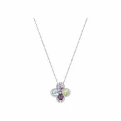 Robbez Masson Collier En Or Blanc Et Oxydes De Zirconium