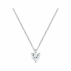 Robbez Masson Collier En Or Blanc Et Oxyde De Zirconium