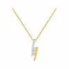 Robbez Masson Collier En Or Blanc, Or Jaune Et Diamants De 0.018ct