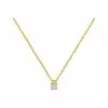 Robbez Masson Collier En Or Blanc, Or Jaune Et Diamants De 0.064ct