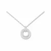 Robbez Masson Collier En Or Blanc Et Diamants De 0.012ct, 42cm