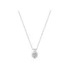 Robbez Masson Collier En Or Blanc Et Diamant 0.03ct