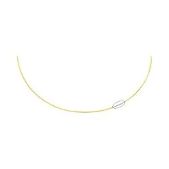 Robbez Masson Chaîne Avvolto En Or Jaune Et Rhodium