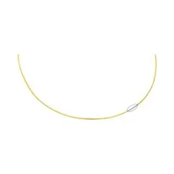 Robbez Masson Chaîne Avvolto En Or Jaune Et Rhodium