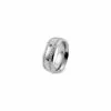 Bague QUDO Lecce En Acier, Taille 56
