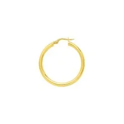 Robbez Masson Boucles D'oreilles Créoles En Or Jaune