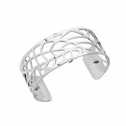 Bracelet Manchette Les Georgettes Les Essentielles Fougères Argenté, 25mm