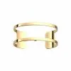 Bracelet Manchette Les Georgettes Les Essentielles Pure Doré, 25mm
